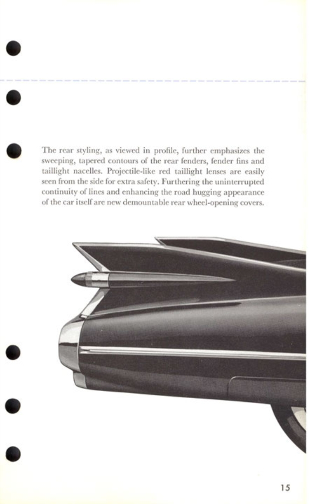 1959 Cadillac Salesmans Data Book Page 123